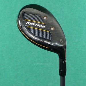 Callaway Mavrik Max 33 Hybrid 8 Iron Catalyst 55 5.0 Graphite Seniors w/ HC