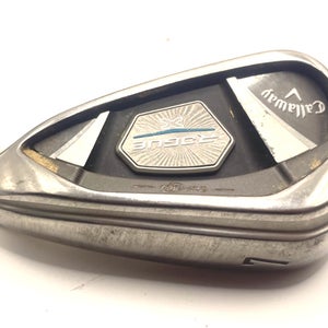 CALLAWAY ROGUE X 7 IRON REGULAR FLEX GRAPHITE FITTING CART CLUB Training grip