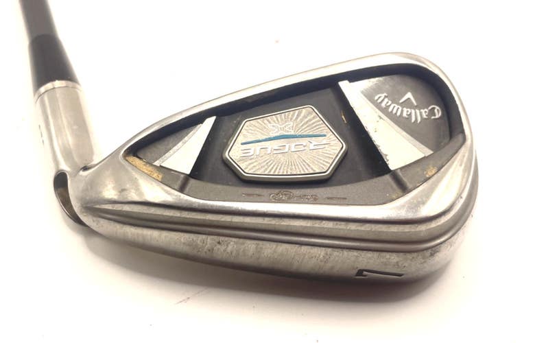 CALLAWAY ROGUE X 7 IRON REGULAR FLEX GRAPHITE FITTING CART CLUB Training grip