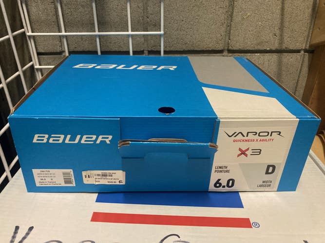 New Bauer Vapor 3X Intermediate Hockey Skates