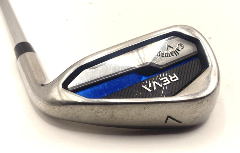 Womens Callaway REVA 7 Iron Ladies Graphite Shaft *Nice*