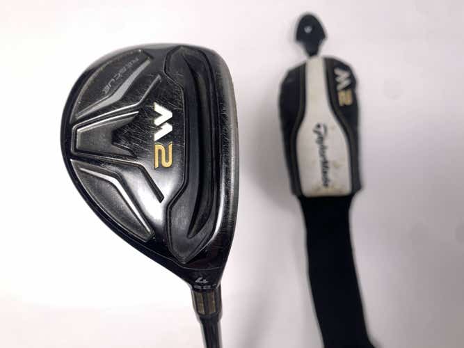 TaylorMade M2 4 Hybrid 22* REAX 65g Regular Graphite Mens RH HC Midsize Grip