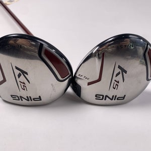 Ping K15 3 & 5 Fairway Wood Set 16* 19* TFC 149 F Regular Graphite Mens RH