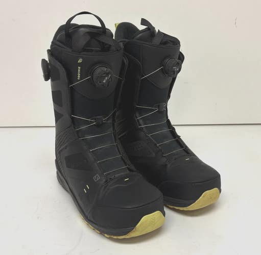 Salomon Dialogue Dual Boa-Coiler Black All-MTN Snowboard Boots US 12.5 EU 46
