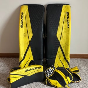 34" Bauer Ultrasonic Regular Goalie Full Set (Used)