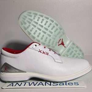 Nike Jordan ADG 5 PGA Golf Masters White Fire Red Silver FQ6642-101 Men Size 13