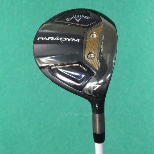 Callaway Paradym Fairway 21 7 Wood Aldila Ascent 40 R2 Graphite Seniors w/ HC
