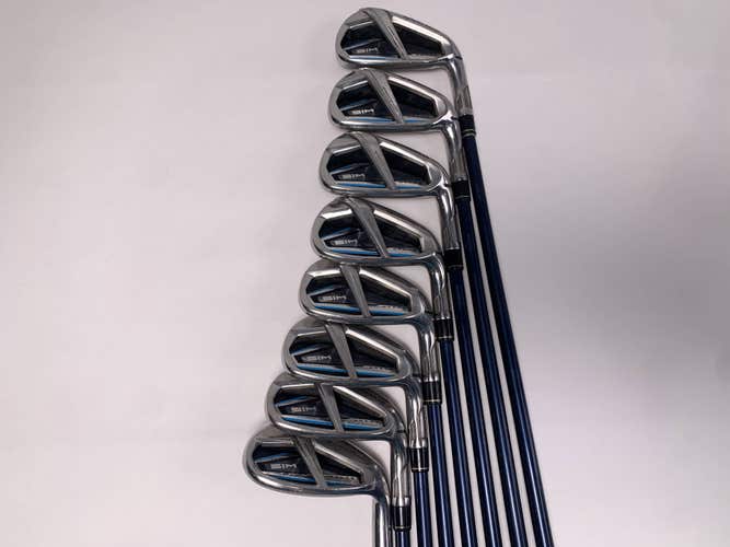TaylorMade SIM MAX OS Iron Set 5-PW+GW+SW Ventus Blue 6R Regular RH