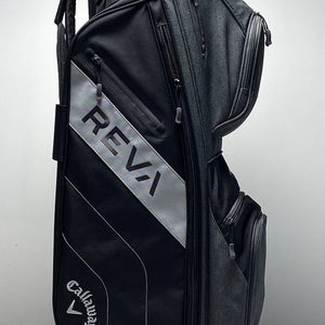 Callaway REVA Cart Bag Black 14-Way Divide Single Strap Golf Bag