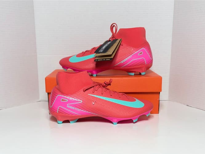 Red Men's Size M 11.0 (W 12.0) Nike Mercurial Superfly (New) Nike Zoom ZM Superfly 10 Academy FG/MG