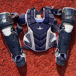 Navy Adult All Star MVP Pro Catcher's Set