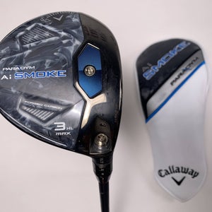 Callaway Paradym Ai Smoke Max 3HL Fairway 16.5* Cypher Forty 4.0 Ladies RH HC