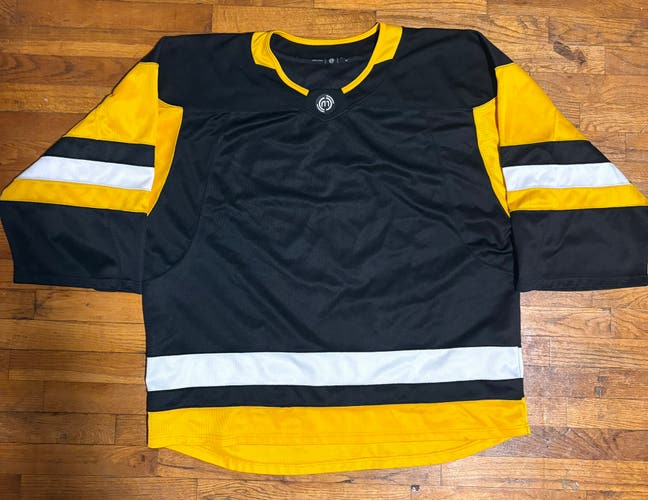 Pittsburgh Penguins Home and Away Blank Uncrested Monkey Sports Goalie cut Jerseys