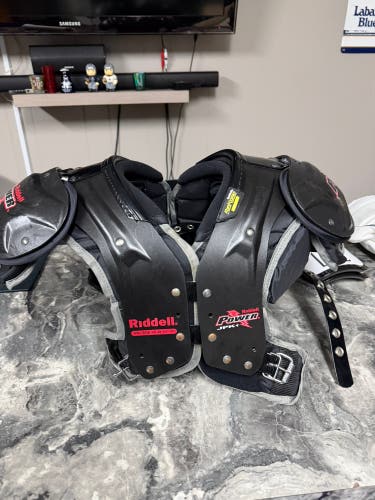 Medium Adult Riddell JPK+ Shoulder Pads (Used) + Backplate