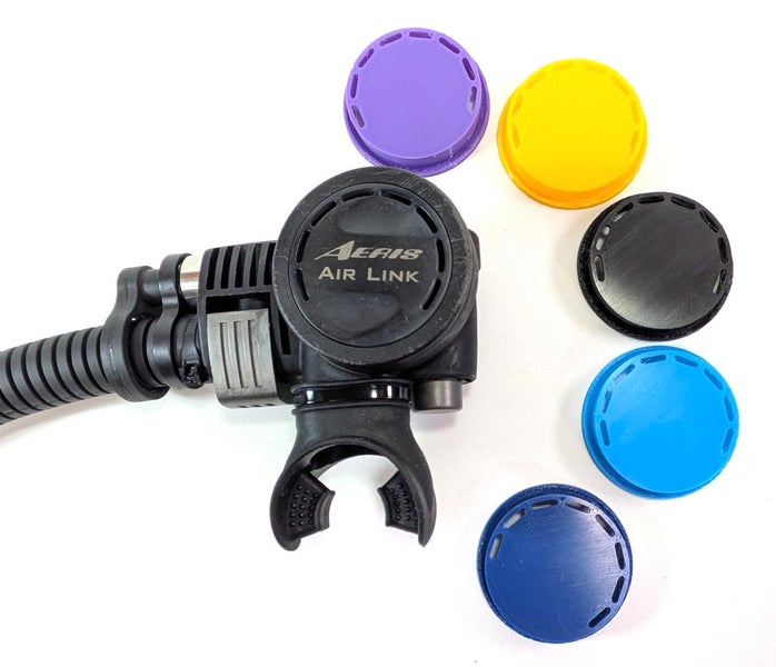 Aeris Air Link Diaphragm Cover Purge Button 2nd Stage Regulator Scuba Dive
