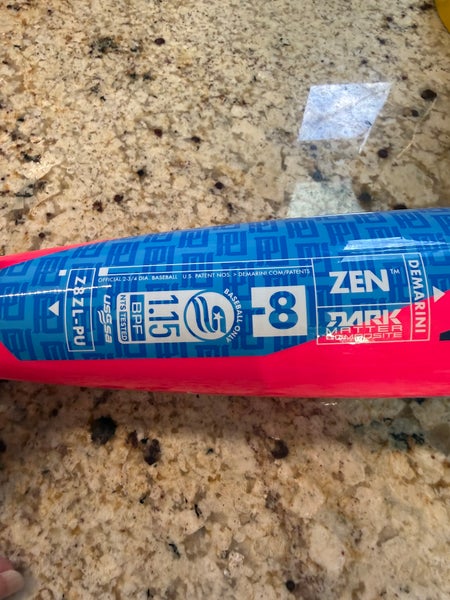 DeMarini CF Zen Composite USSSA Certified Bat (-8) 24 oz 32" (Used)