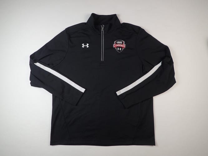 Under Armour OHL Combine Pro Stock Player Long Sleeve Quarter Zip Large