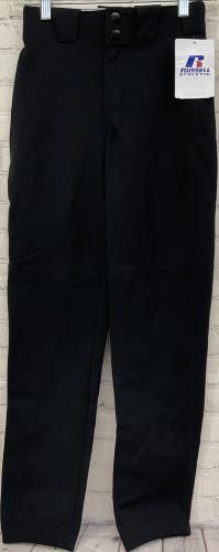 Russell Athletic Youth Extra Small Baseball Pants Elastic Cuffs Dual Snap Zipper