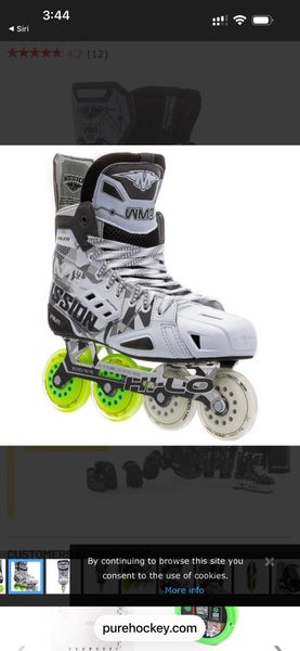 Mission Inhaler WM03 Inline Skates Regular Width Size 7.5 (Used)