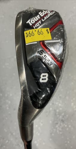 Tour Edge HOT LAUNCH E523 #8 Ironwood 36.5" MAMIYA 55 Regular Flex Graphite MLH