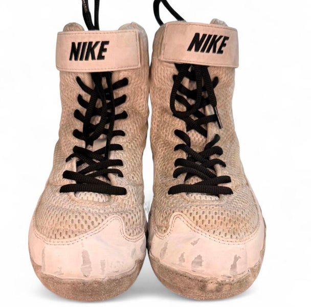 Nike Inflict 3s White/Black Wrestling Shoes