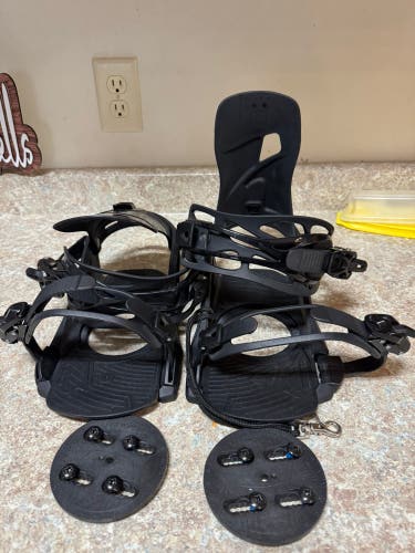 New Men's XL HEAD NX one Snowboard Bindings All Mountain black