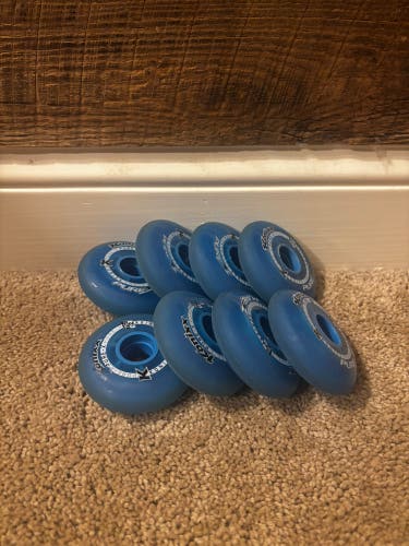 Used Konixx Pure-X +2 Roller Hockey Wherls Hi-Lo Set