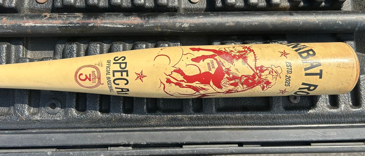 2025 Combat MFG Spec A1 Alloy BBCOR Certified Bat (-3) 28 oz 31" (Used)