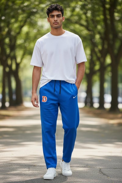 Nike Denver Broncos “Big D” Patch Pants – Men’s Large – NFL Sideline Style