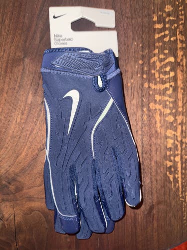 Blue XL Adult Nike Superbad Gloves (New)