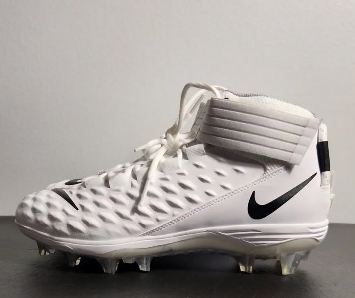 Nike Force Savage Pro 2 Football Cleats Men's Size 9.5 White AH4000-100 New