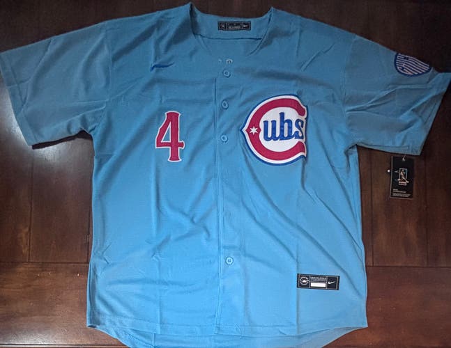 Chicago Cubs Pete Crow-Armstrong Blue Alternative Jersey Adult XL NWT