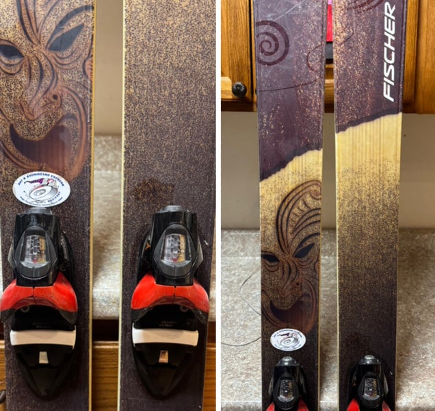 178cm Fischer Watea 96 178 cm All Mountain downhill Skis With Bindings Max Din 12 (Used)