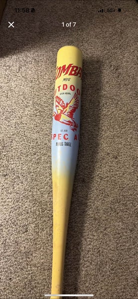 2026 Combat MFG Spec A1 Alloy BBCOR Certified Bat (-3) (Used) w/ new lizard skin