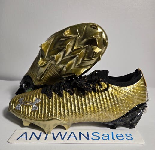 Under Armour Blur Pro Golden Child Football Cleats Mens Size 11 #3028218-777