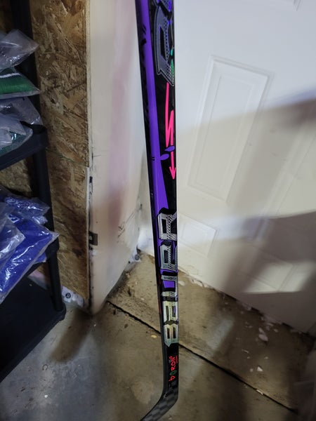 Sold out graffiti Intermediate Bauer Pulse Right Handed Hockey Stick P28 65 Flex Pro Stock (New)