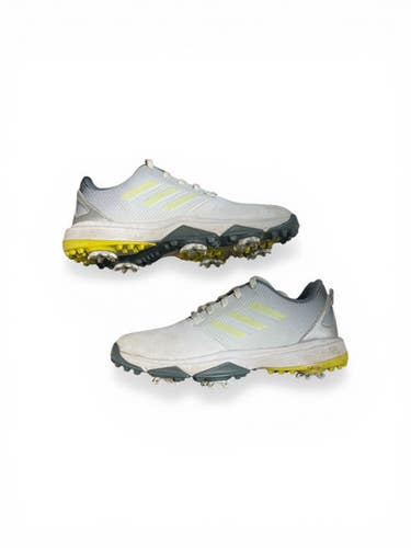 Used Adidas Jr Golf Shoes White Junior 02 11873-S000202203