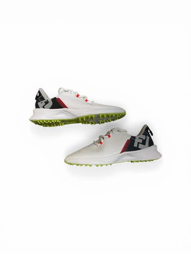 Used Foot Joy Jr Golf Shoes White/Black/Red Junior 03 11873-C000212487