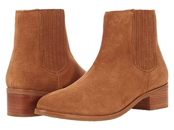 Soludos Delancey 1000728-210 Bootie Womens Size 5 Tan Leather Ankle Boots KHD796