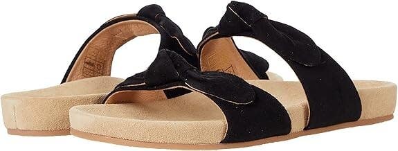 Jack Rogers Annie 131211SA03 Slide Women 7 Black Double Knot Strap Sandal KHD784