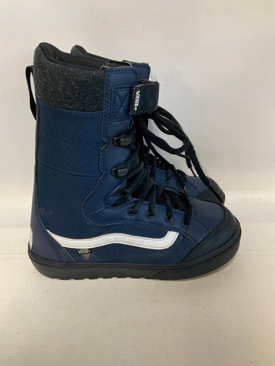 Used Vans HI-STANDARD LL DX Mens Snowboard Boots Navy Blue Senior 10.5 11823-S000037752