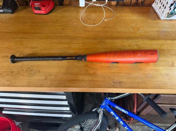 2022 Louisville Slugger Meta Composite USSSA Certified Bat (-10) 19 oz 29" (Used)