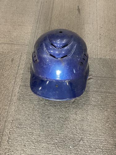 Used Rawlings BASEBALL HELMET Batting Helmet No Mask Navy Blue S/M 11614-S000232804