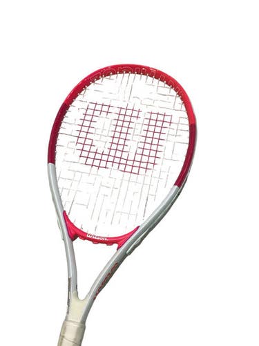 Used Wilson INSTINCT HEAD OVERSIZE Adult Tennis Racquet Pink 4 1/2" 11347-S000265680