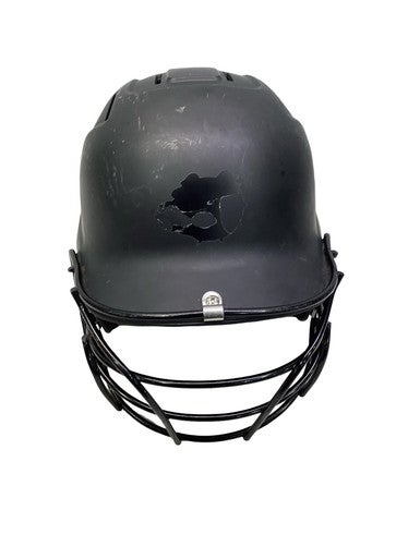 Used Adidas ADIDAS BB HELMET BLK W MASK Batting Helmet w/Mask Black M/L 11347-S000265639