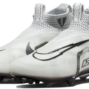 new mens 10 nike alpha menace elite 3 mid molded football/lacrosse cleats flyknit