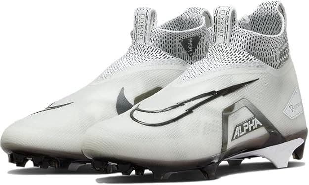 new mens 10 nike alpha menace elite 3 mid molded football/lacrosse cleats flyknit