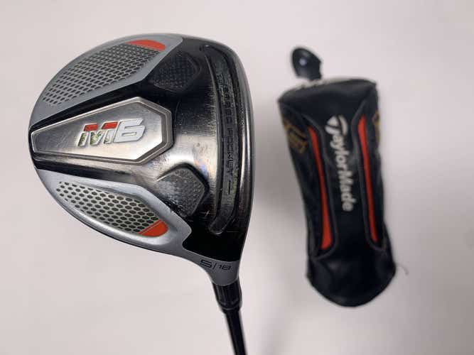 TaylorMade M6 5 Fairway Wood 18* Fujikura Atmos 5R Regular Graphite Mens RH HC