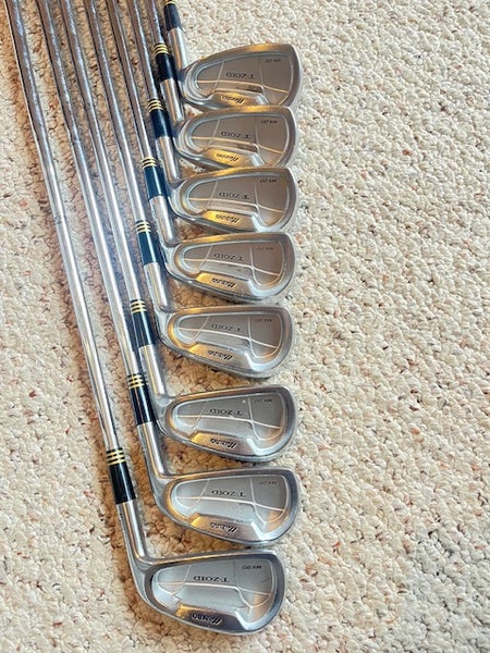 Men's Mizuno T Zoid Right Handed Iron Set Regular Flex Steel Shaft (Used)
