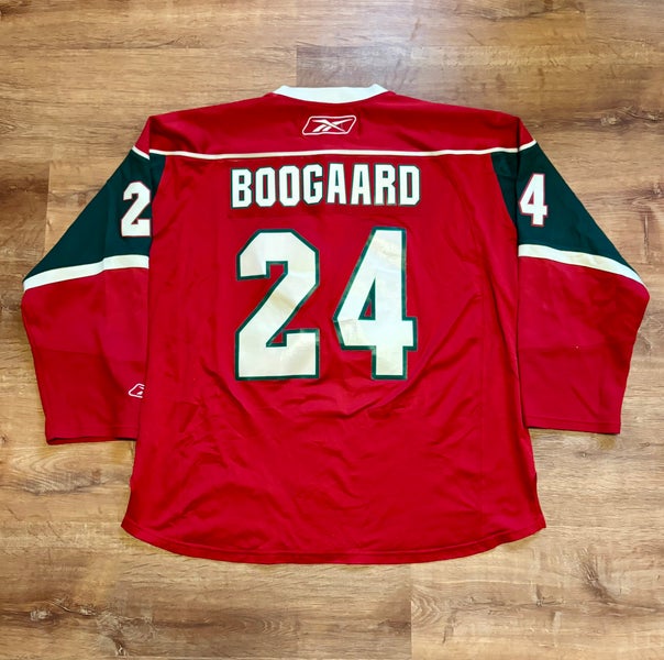 Reebok Premier Derek Boogaard Minnesota Wild Jersey Red Alternate (2XL)